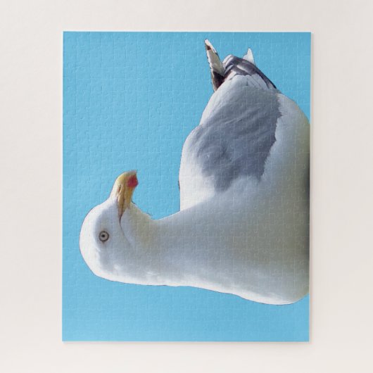 zeemeeuw neerleggen legpuzzel (Verticaal)