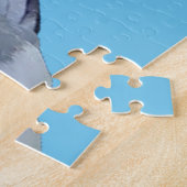 zeemeeuw neerleggen legpuzzel (Zijkant)