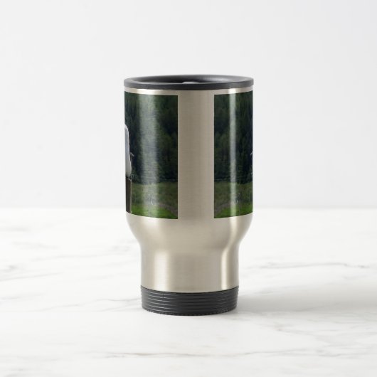 zeemeeuw neerleggen reisbeker (Center)