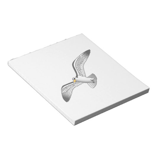 zeemeeuw notitieblok (Schuin)