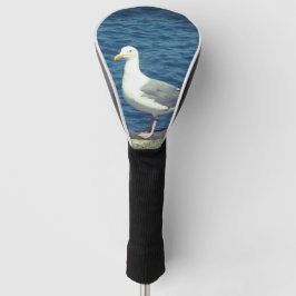 Zeemeeuw op de baai golfheadcover