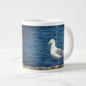 Zeemeeuw op de baai grote koffiekop (Voorkant rechts)