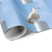 Zeemeeuw op poel cadeaupapier (Rol Hoek)