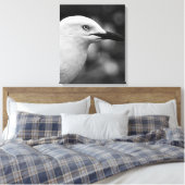 Zeemeeuw portret canvas afdruk (Insitu (Slaapkamer))