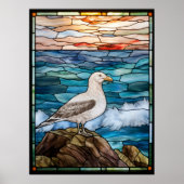 zeemeeuw poster (Voorkant)