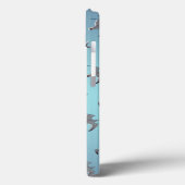 Zeemeeuw Razernij iPad Mini Hoes (Hemelsblauw Mix) (Achterkant / Links)