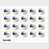 zeemeeuw ronde sticker (Vel)