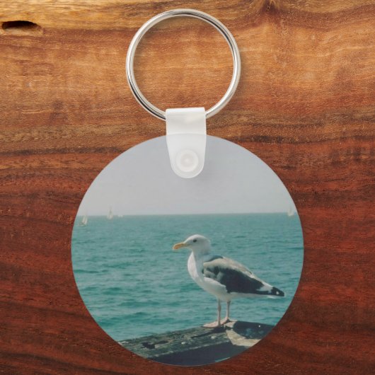 zeemeeuw sleutelhanger (Voorkant)