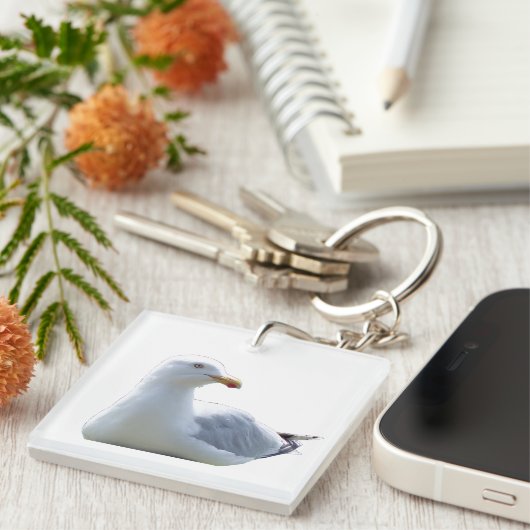 zeemeeuw sleutelhanger (Voorkant Rechts)