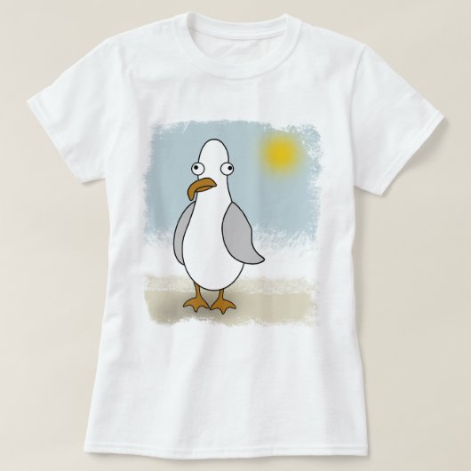 zeemeeuw t-shirt (Design voorkant)