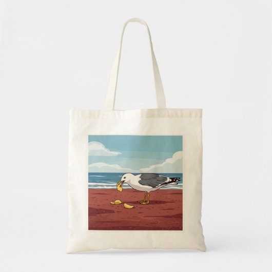 zeemeeuw tote bag (Voorkant)