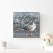 zeemeeuw vierkante klok (Huis)