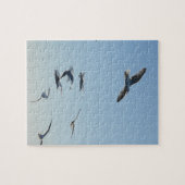 Zeemeeuw Vliegende puzzel Legpuzzel (Horizontaal)