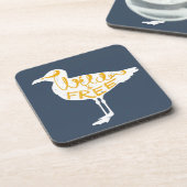 zeemeeuw | Vrij en vrij Onderzetter (Linkerzijde)