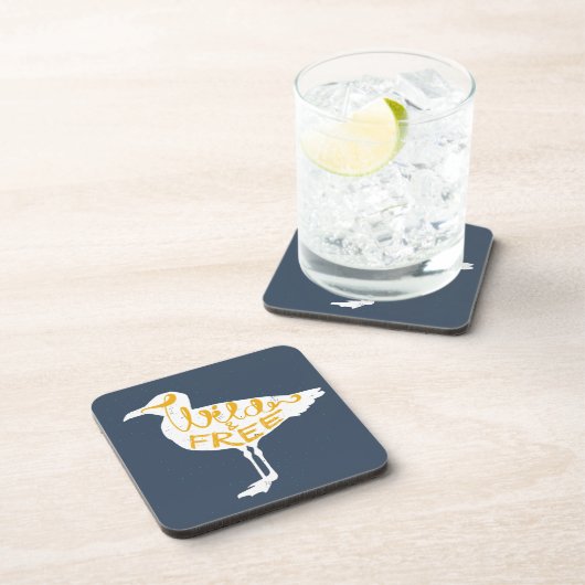 zeemeeuw | Vrij en vrij Onderzetter (Rechterzijde)