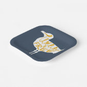 zeemeeuw | Vrij en vrij Papieren Bordje (Gebogen)