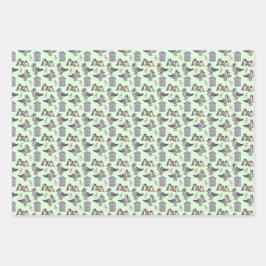 Zeemeeuwen bij The Beach Hut Inpakpapier Vel