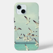 Zeemeeuwen die over het Zee vliegen Cool Case-Mate iPhone Case (Achterkant)