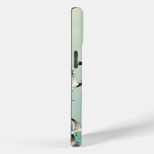Zeemeeuwen die over het Zee vliegen Cool Case-Mate iPhone Case (Achterkant / Rechts)