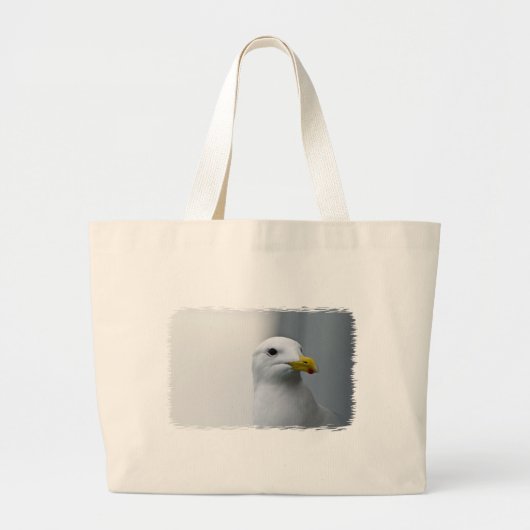 Zeemeeuwen hebben ook liefde nodig grote tote bag (Voorkant)