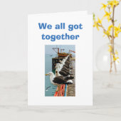 ZEEMEEUWEN KWAMEN BIJ ELKAAR EN LANDDEN VOOR DE KA KAART (Gele Bloem)