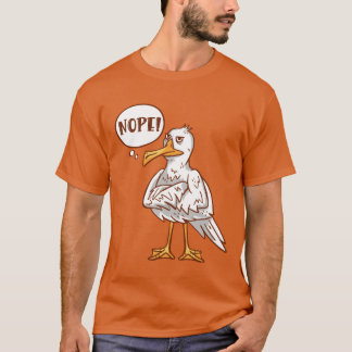 Zeemeeuwen NOPE Zeemeeuw Vogelliefhebber vrienden T-shirt