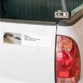 zeemeeuwprofiel bumpersticker (Op Truck)