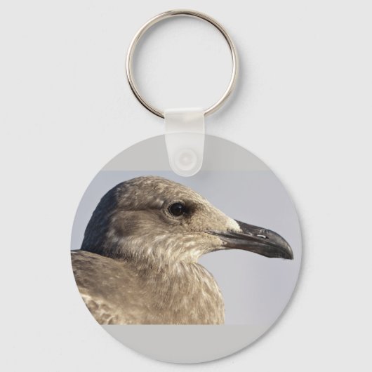zeemeeuwprofiel sleutelhanger (Voorkant)
