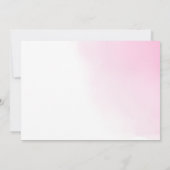 Zeemeisinnenstaart foto Verjaardag Bedankkaart (Achterkant)