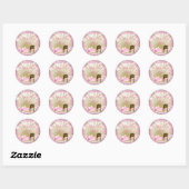 Zeemeisje Baby Shower Stickers (Vel)