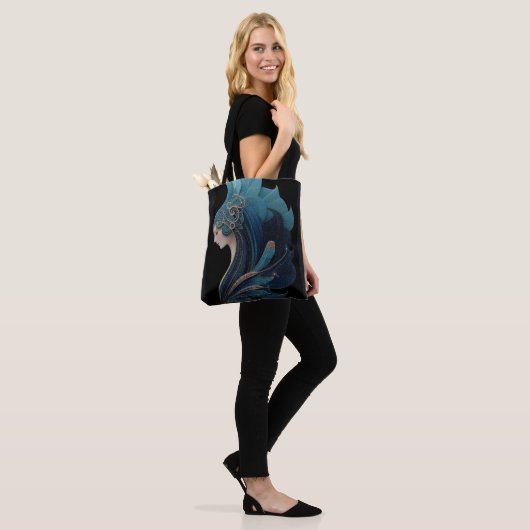 ZEEMEISJE NOIR #2 TOTE BAG (Op model)