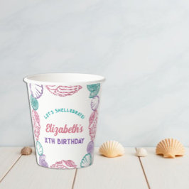 Zeemeisjes Verjaardag Papieren Bekers
