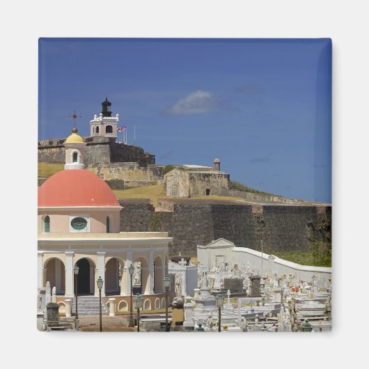 Zeemerkhof van Puerto Rico Magneet (Voorkant)