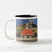 Zeemerkhof van Puerto Rico Tweekleurige Koffiemok (Links)