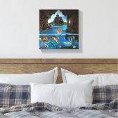 ZEEMEVROUWEN VAN DE PIRATEN GROT CANVAS AFDRUK (Insitu (Slaapkamer))