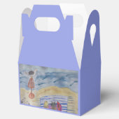 Zeemijlen op de strand bedankdoosjes (Geopend)