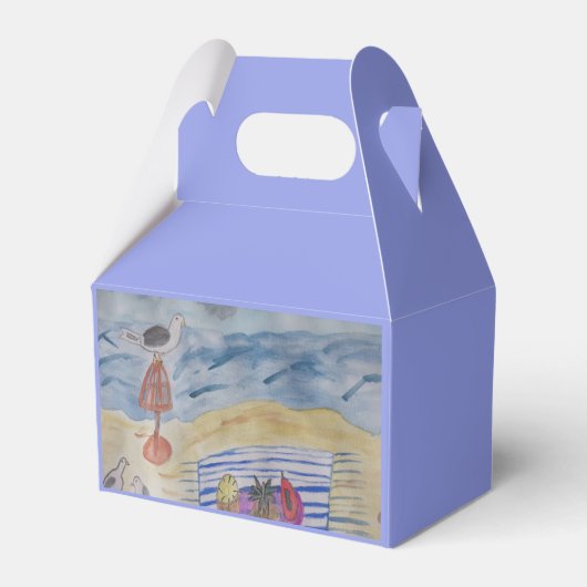 Zeemijlen op de strand bedankdoosjes (Voorkant Zijde)