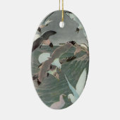 Zeemijlen over oceaangolven door Louis Agassiz Fue Keramisch Ornament (Rechts)