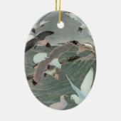 Zeemijlen over oceaangolven door Louis Agassiz Fue Keramisch Ornament (Achterkant)