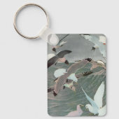 Zeemijlen over oceaangolven door Louis Agassiz Fue Sleutelhanger (Voorkant)