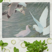 Zeemijlen over oceaangolven door Louis Agassiz Fue Theedoek (Gevouwen)