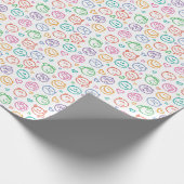 zeemijlpatroon cadeaupapier (Hoek)