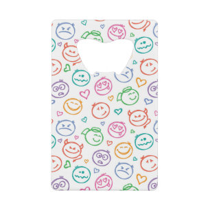 zeemijlpatroon creditkaart flessenopener