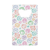 zeemijlpatroon creditkaart flessenopener (Achterkant)