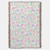 zeemijlpatroon deken (Voorkant Verticaal)