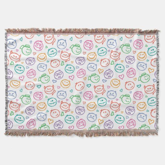 zeemijlpatroon deken (Voorkant)