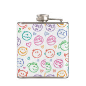 zeemijlpatroon heupfles (Achterkant)