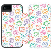 zeemijlpatroon incipio iPhone portemonnee hoesje (Agenda Open)