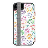 zeemijlpatroon incipio iPhone portemonnee hoesje (Agenda Achterkant)