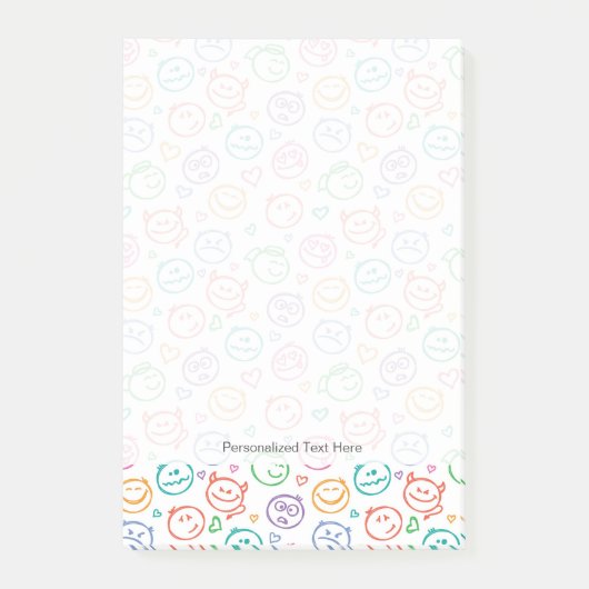 zeemijlpatroon post-it® notes (Voorkant)